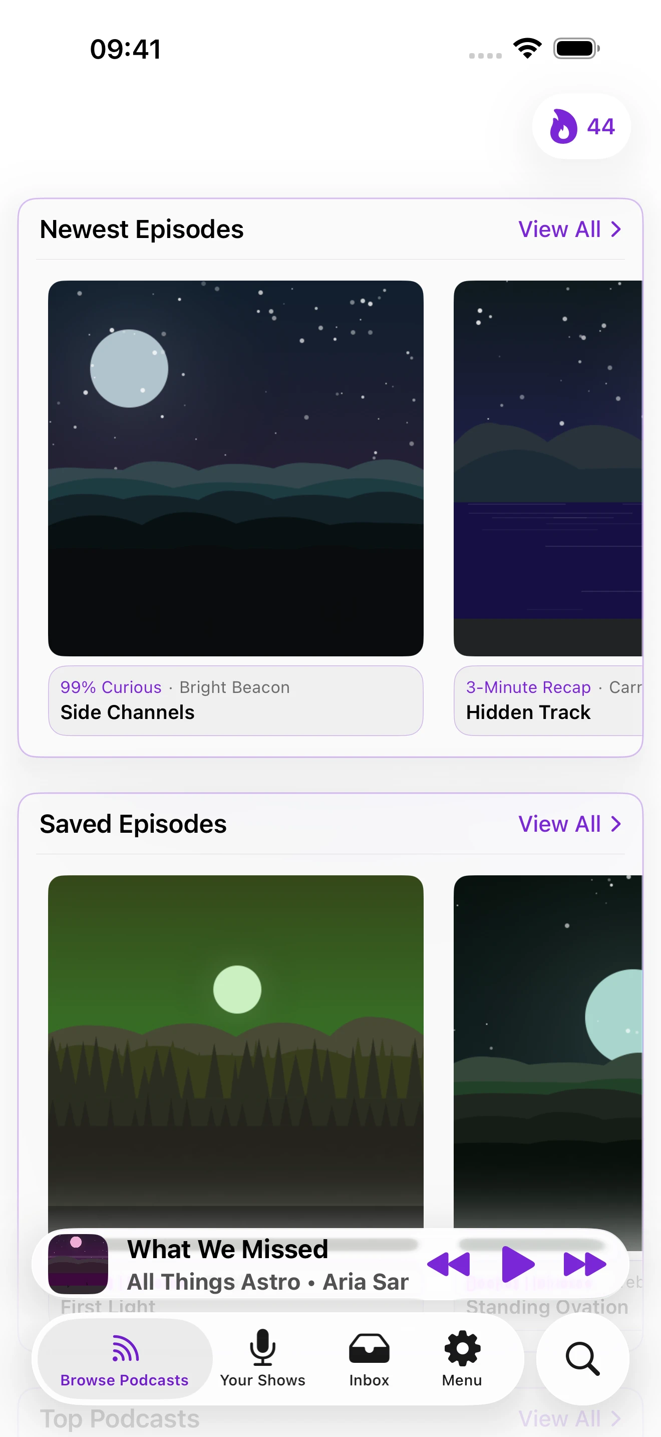 GilloCast episode detail with Download Episode action
