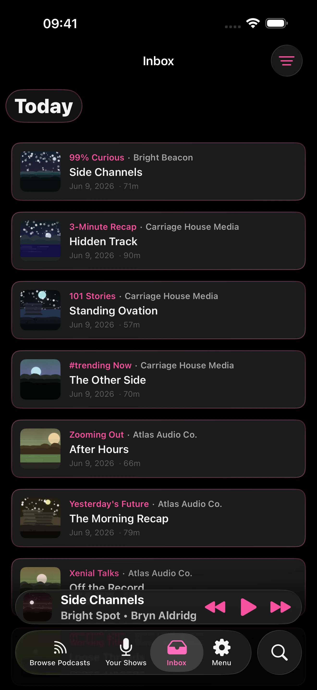 Your listening inbox